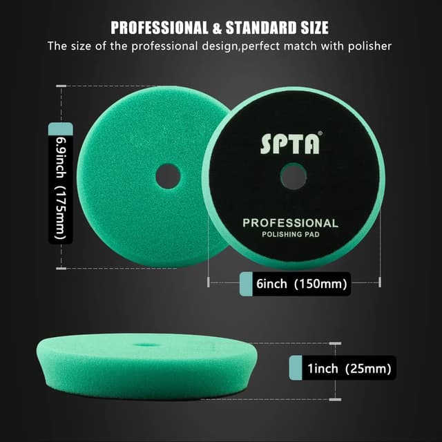 Detalle de SPTA Polierschwamm-Set für 150 mm Exzenter