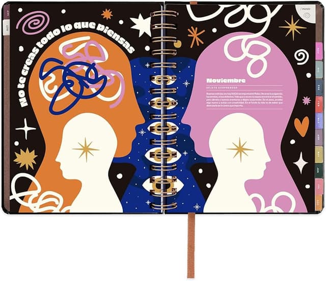 Thumbnail 4 de UO Agenda Escolar Equilibrio Semana Vista 127 stickers