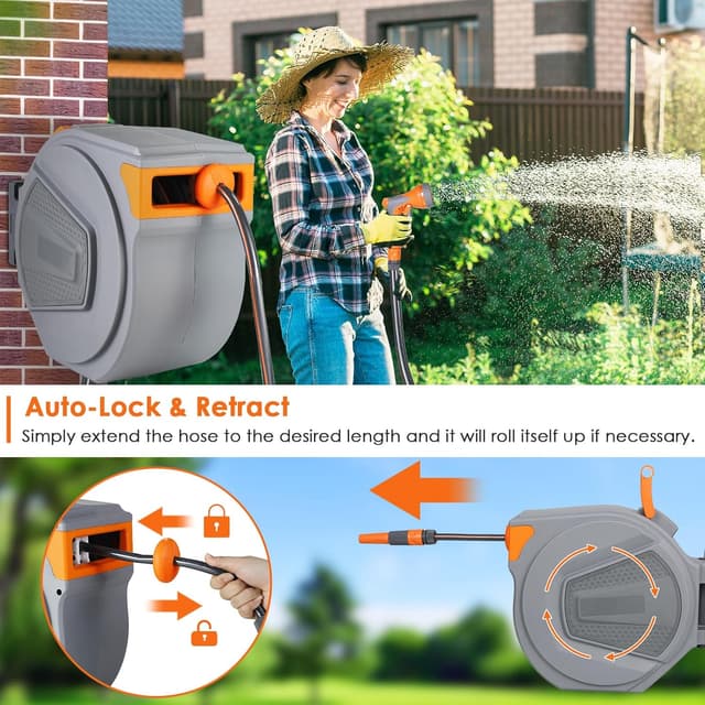 Thumbnail 2 de TLGREEN Avvolgitubo Giardino Retrattile 30m