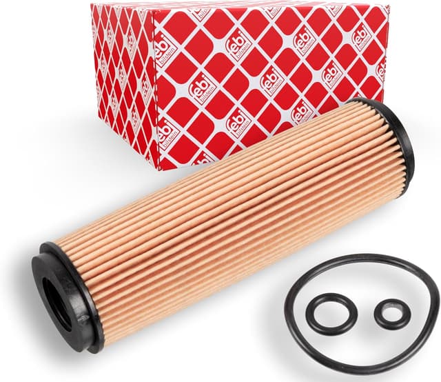 Detalle de febi bilstein 37983 Oil Filter with seal rings (1 unit) — replacement filter