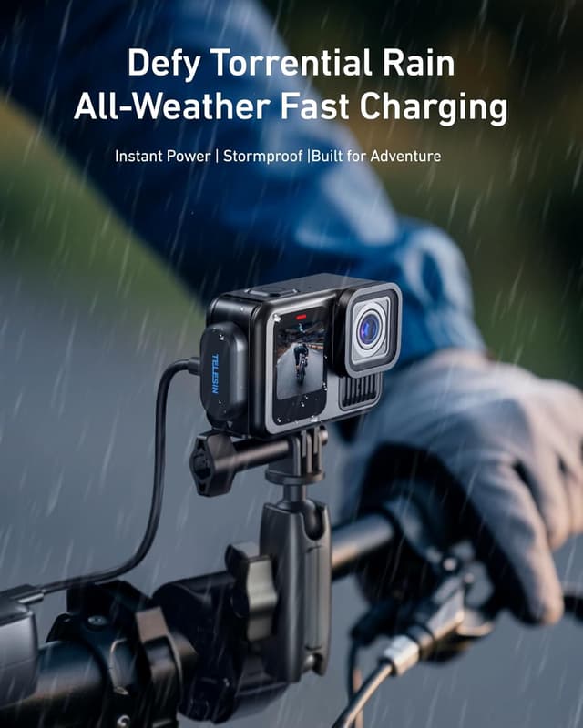 Detalle 1 de TELESIN Magnetic Contacto GoPro Zubehör Kit