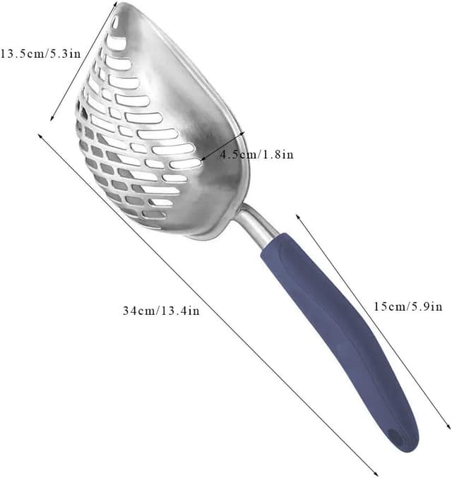 Thumbnail 2 de Andiker Metal Cat Litter Scoop 5mm holes