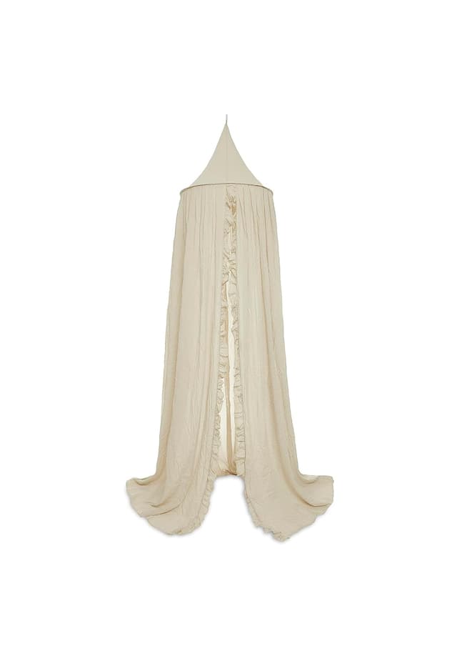 Detalle 2 de Jollein Baldachin Vintage Ruffle Nougat 245 cm