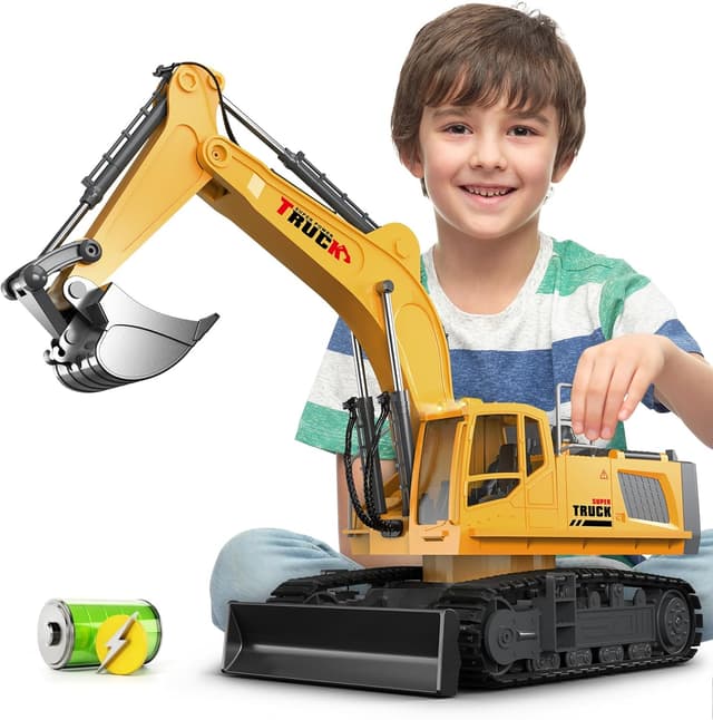Imagen de 21" Remote Control Excavator Toy 15-Channel 🚜 en OfertitasTOP