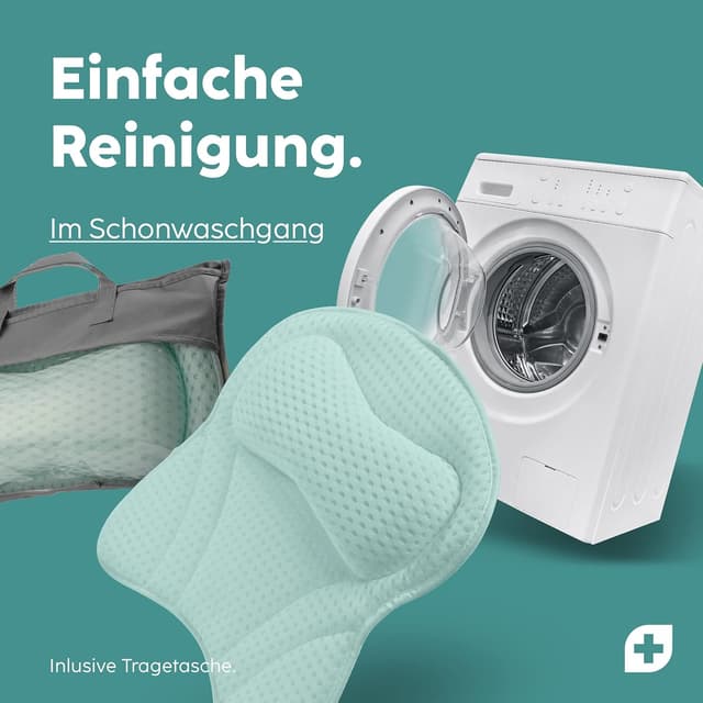 Thumbnail 5 de Vesta+ Badewannenkissen Mint L mit 6 Saugnäpfen 🛀