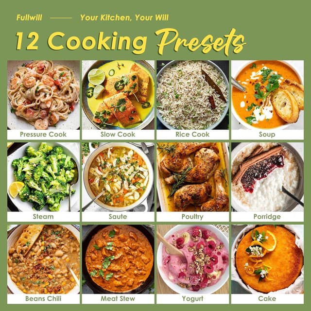 Thumbnail 2 de Fullwill 9-in-1 Pressure Cooker 6 Qt 🥘