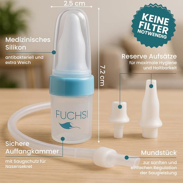Thumbnail 5 de FUCHSI Nasensauger 0–5 Jahre 👶