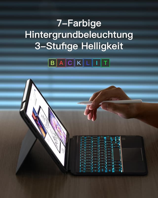Thumbnail 6 de Inateck Hülle mit Tastatur iPad 11 Zoll A16