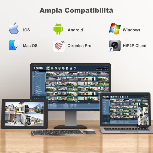 Detalle de Ctronics 2,5K 4MP telecamera 4G LTE