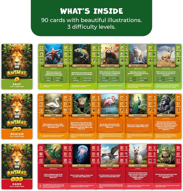 Detalle de Guess The Animal (Educational Guess in 5 Clues) by Guess The Animal — Kids & Family Animal Guessing Game for Ages 6–10