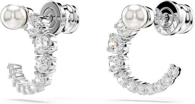 Detalle 1 de Swarovski Matrix Créoles Perle di Cristallo