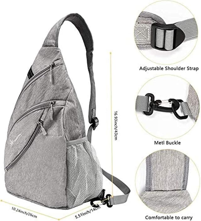 Thumbnail 3 de SUNSEATON Zaino Monospalla Impermeabile 22L