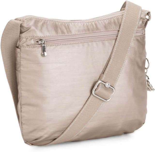 Detalle 1 de Kipling Arto bandolera mediana moda plata