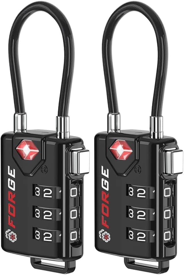 Imagen de TSA Approved Cable Luggage Locks 2-Pack 🔒 en OfertitasTOP