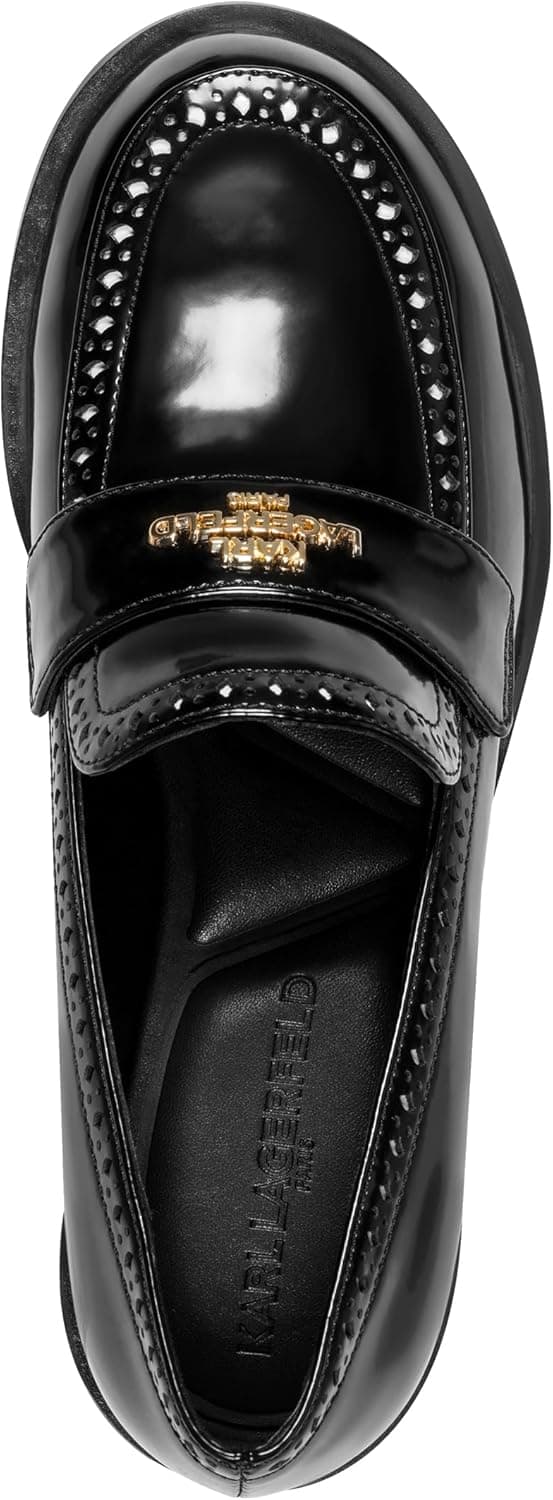 Detalle 2 de Karl Lagerfeld Cenalla Platform Loafer with Logo finishes ðŸ‘