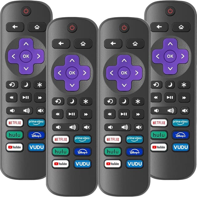Detalle de YesBes 4-Pack Roku TV Remote