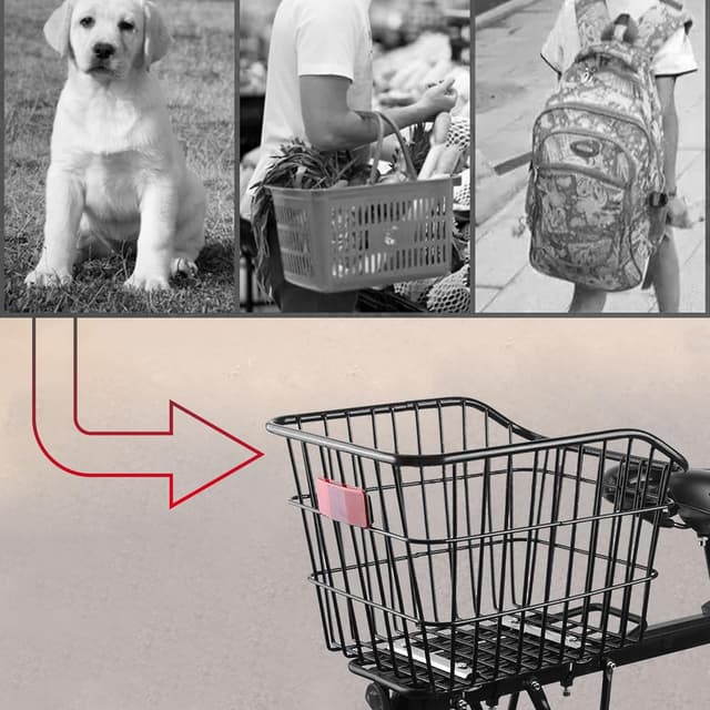 Detalle de Cestino bici posteriore 20 litri nero