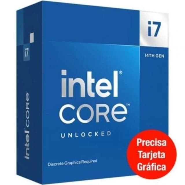 Detalle 2 de Intel Core i7-14700KF, 3.4/5.6GHz, Procesador 🚀