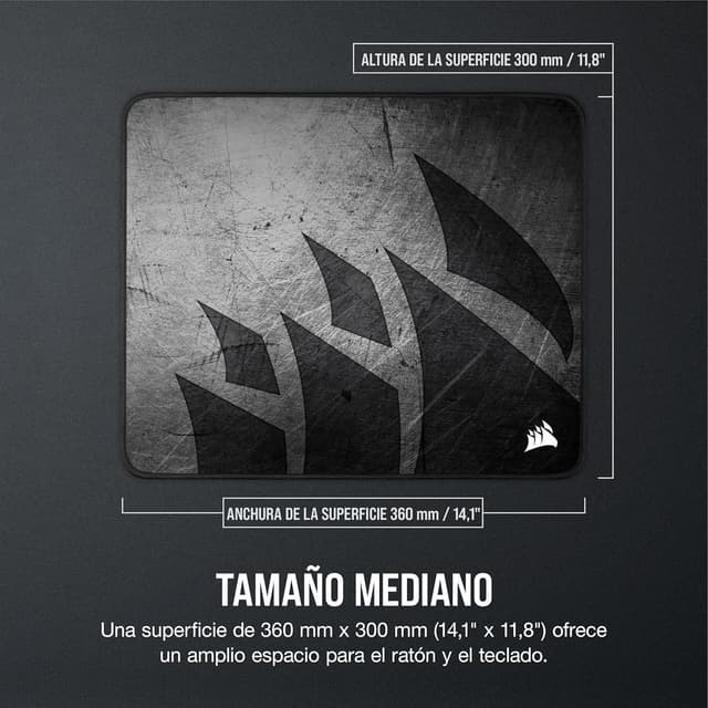 Thumbnail 4 de Corsair MM300 PRO Alfombrilla Gaming Antideslizante y Resistente 💧