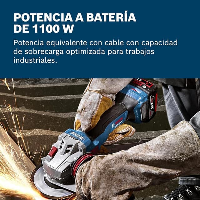 Detalle de Bosch Professional GWS 18V-11 S amoladora 125 mm