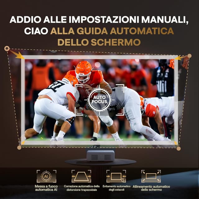 Detalle de Aurzen EAZZE D1, mini proiettore 4K