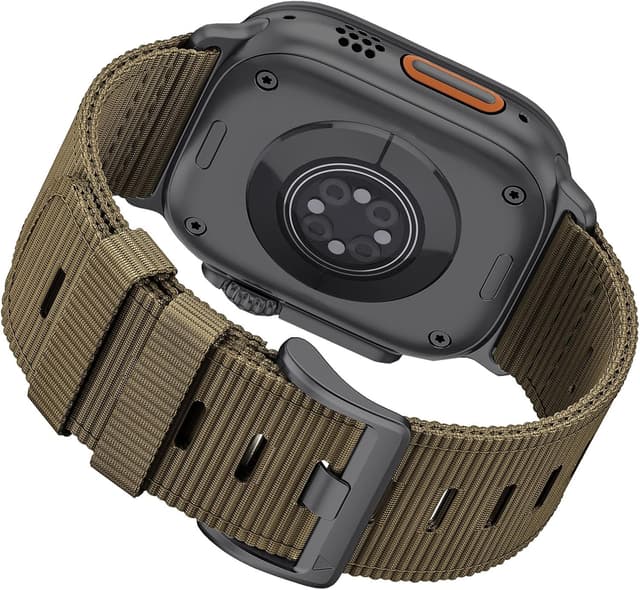 Thumbnail 6 de Nylon Watch Band for Apple Watch Ultra 3/2/1 (49mm/46mm/45mm/44mm/42mm) — Breathable Adjustable Loop Strap