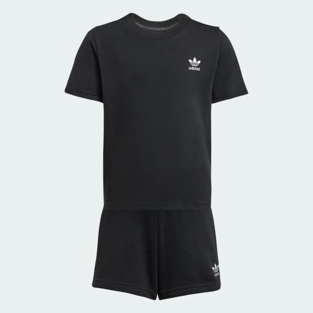 Detalle 2 de Adidas Conjunto camiseta y pantalón corto Niños