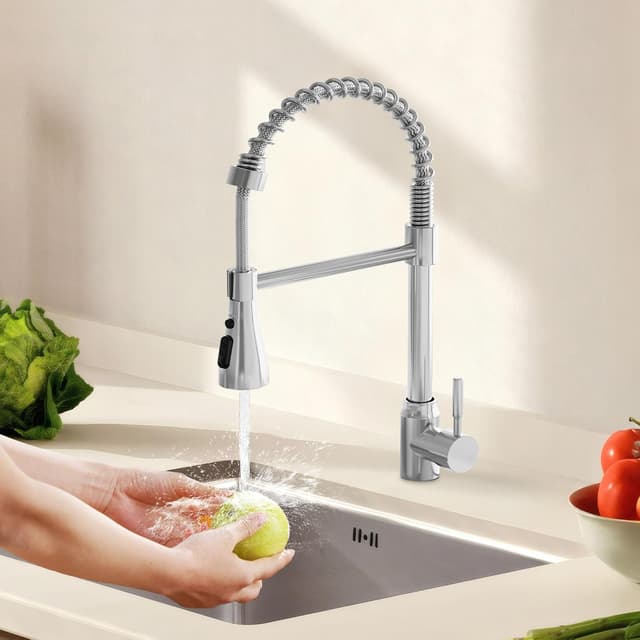 Thumbnail 3 de UHOUSEST Grifo Cocina 360° Inox SUS304