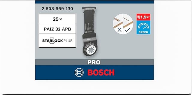 Detalle 2 de Bosch Pro Multi Material PAIZ 32 — hoja 32 mm para multifunción 🛠