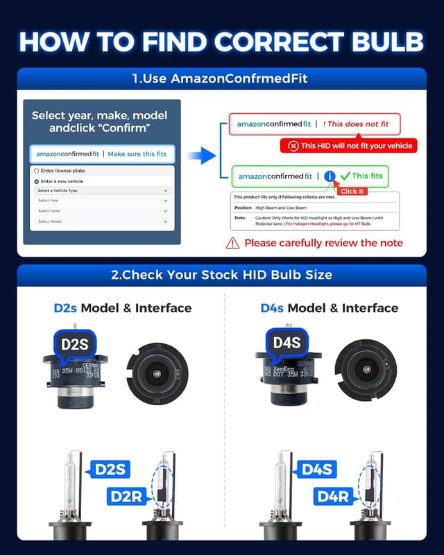 Thumbnail 4 de Marsauto D4S 6000K HID Bulbs 35W Pack of 2