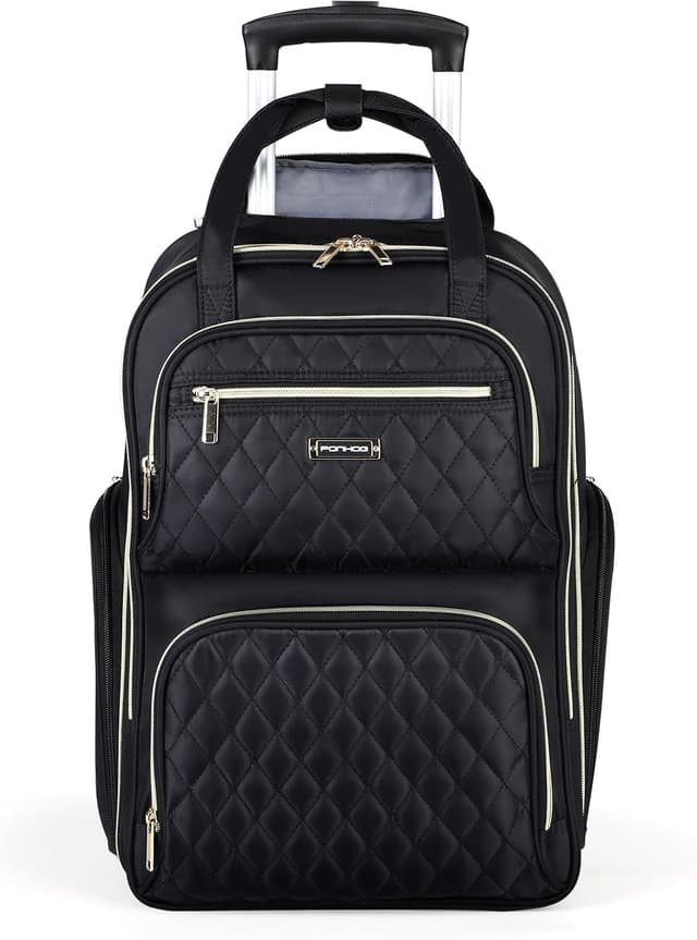 Detalle de Ponhog Rolling Laptop Travel Backpack 15.6" wheeled backpack