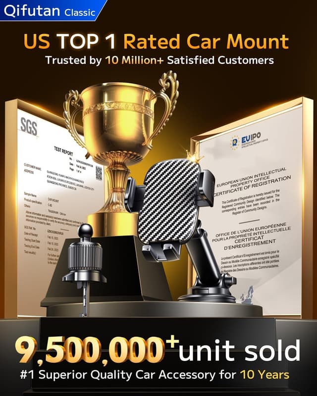 Detalle 2 de Qifutan Car Phone Mount for iPhone