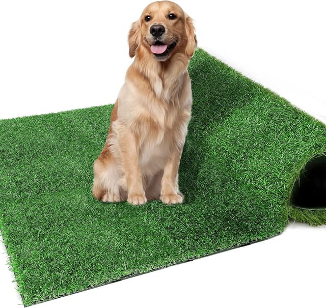 Detalle 2 de SSRIVER 80 x 130cm artificial grass for dogs – puppy potty training replacement grass pad