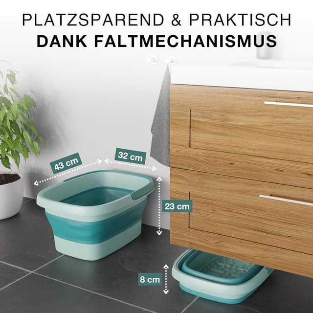 Detalle 2 de VMbathrooms Fußoase Original Fußbadewanne mit Noppen
