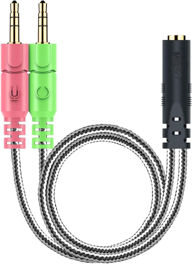 Detalle de 3.5mm headphone splitter by MillSO, 20cm