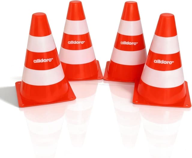Detalle de alldoro 60090 cônes d'avertissement 4 pièces