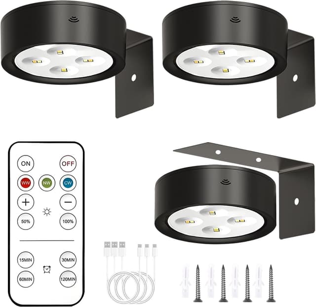 Imagen de Anmossi LED Picture Wall Light 3-pack, rechargeable 🖼 en OfertitasTOP