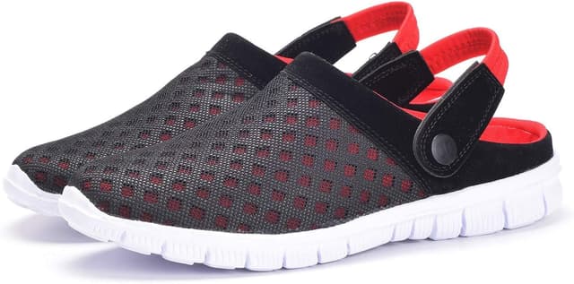 Detalle 2 de Breathable Mesh Clogs Garden Shoes – Adjustable Backstrap Slippers for Summer & Outdoor Use