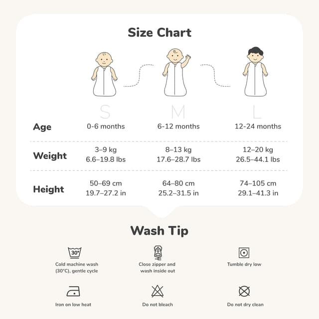 Detalle 1 de momcozy Baby Sleeping Bag 1.5 TOG