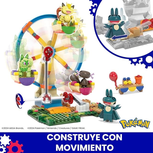 Thumbnail 2 de MEGA Pokémon Diversión noria HXF80, 393 piezas