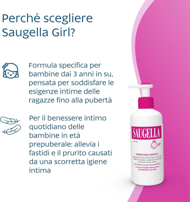 Thumbnail 2 de Saugella Girl Detergente Intimo 200 ml