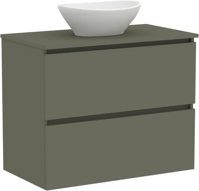 Detalle de Baikal Mueble de Baño Klay 80 cm Verde Musgo