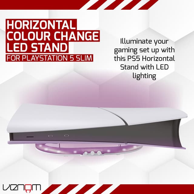 Detalle 2 de Venom PS5 Horizontaler Konsolenständer mit LED