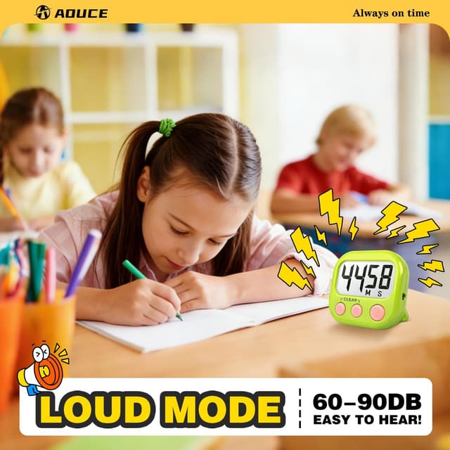 Detalle 2 de Classroom Timers for Teachers Large Magnetic 2-pack ⏱