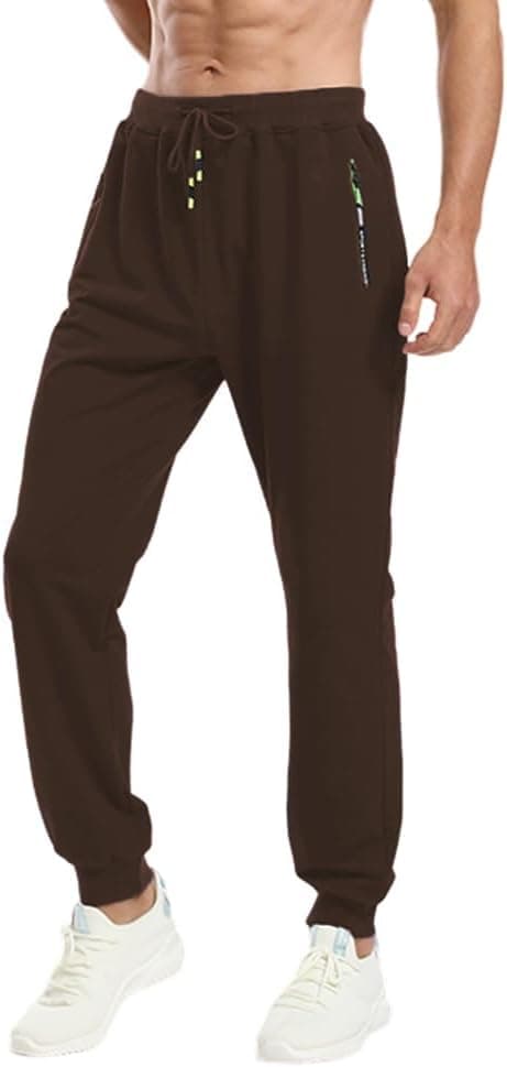 Detalle 2 de ZOXOZ Pantalon de jogging homme hiver imperméable doublé polaire avec cordon et poches zippées