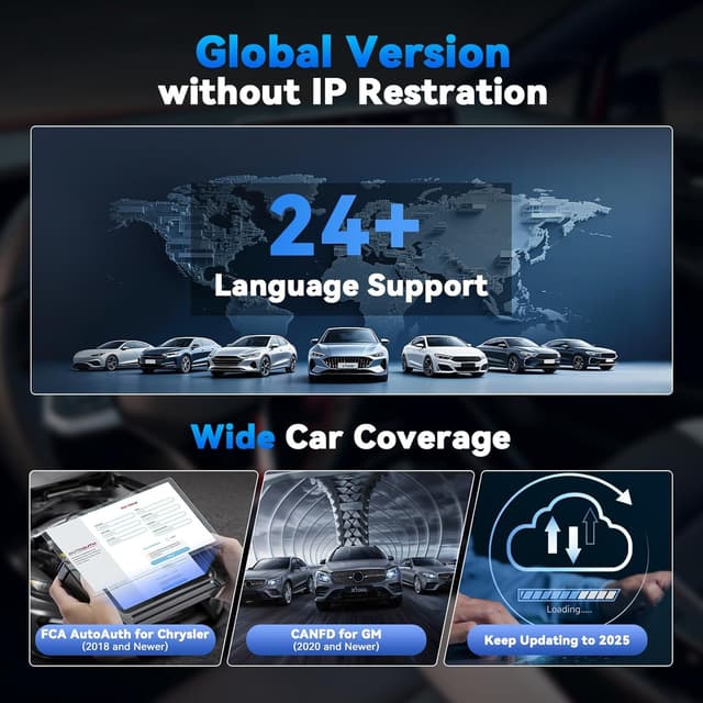 Thumbnail 6 de XTOOL D5S OBD2 Scanner 16 Resets