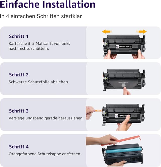 Detalle 1 de ONLYU 149A W1490A Toner für HP 2.900 Seiten
