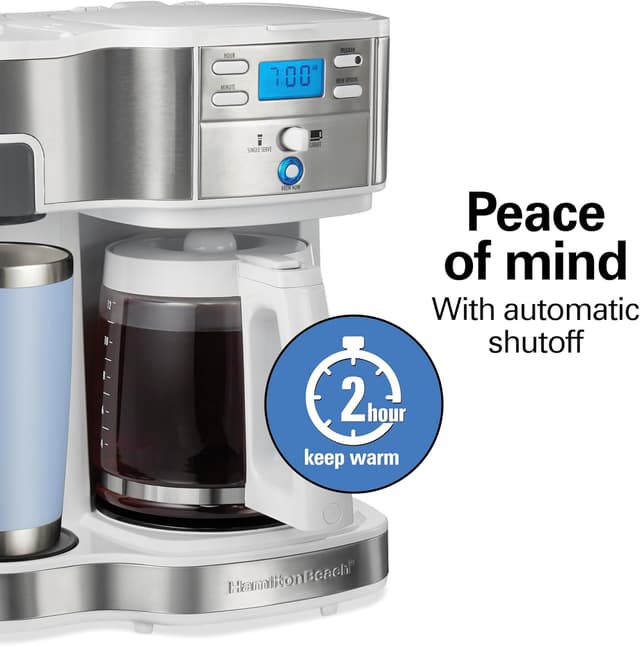 Thumbnail 5 de Hamilton Beach 49933 12-Cup & Single‑Serve Coffee Maker
