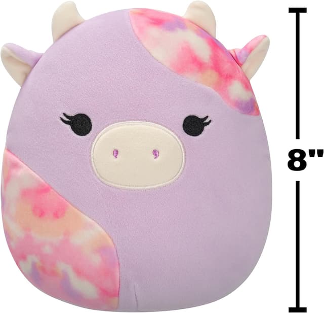 Detalle de Squishmallows Original Suri Sunset Cow 3-Pack (3.5in, 5in, 8in) – Official Jazwares Plush