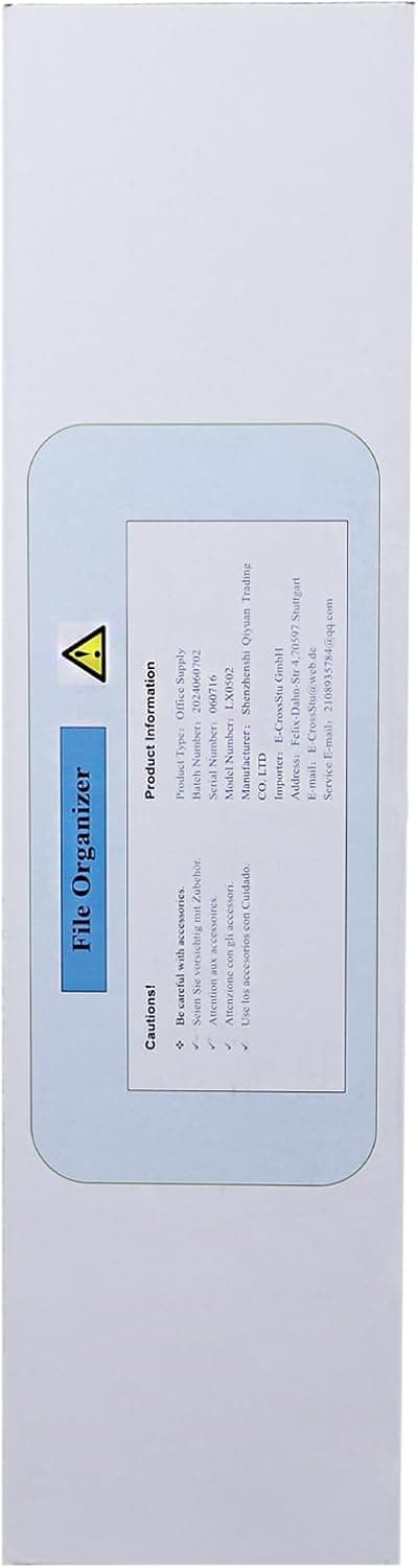 Detalle de 6-Tier Hanging Wall File Holder (A4 Mesh Wall Pocket) – Black metal organiser